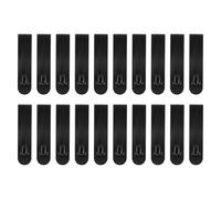 WRITWAA 20pcs Wire Grid Panel Hooks for Wire Shelving, Plastic Pegboard Hooks Sturdy Material and Space Maximizing Design, for Home and Kitchen Organisation