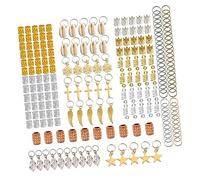WRITWAA 210pcs Metal Shell Hairpin Headdress Hair Braid Accessories Hair Beads for Braids