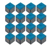 WRITWAA 24pcs Blue Pool Cue Chalk for Billiards, Enhancing Precise Shot and Control, Billiard Accessories for Pool Cue and Ball Use