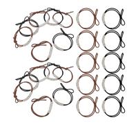 WRITWAA 24pcs Elastic Hair Ties: Rhinestone Hair Ties Women Girls - High Elasticity Hairbands for Ponytail and Bun - Glitter Scrunchies for Parties Holidays Weddings Events
