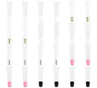 WRITWAA 24pcs Lip Balm Container Empty Lip Gloss Tubes Plastic 15ml Slanted Color Mixing Lightweight Environmentally Friendly for Shampoo and Body Lotion Random Color