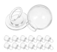 WRITWAA 24pcs Pacifier Shape Candy Boxes for Shower and First Birthdays, Portable and Versatile Decoration Plastic Favor Boxes for Themed Party Supplies