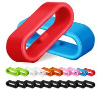 WRITWAA 24pcs Silicone Watch Band Keepers 20mm Strap Loops