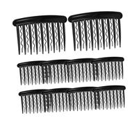 WRITWAA 24pcs Vintage Plastic Hair Twist Combs with Wave and Straight Teeth for Bridal Veil Wedding Side Comb for Women with Fine Thin Hair Compact Lightweight Retro Accessories