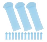WRITWAA 24pcs Visual Earwax Cleaner Silicone Tips Replacement Ear Spoon Sleeves Flexible Soft Silicone Ear Cleaner Accessories for Gentle and Precise Earwax Removal