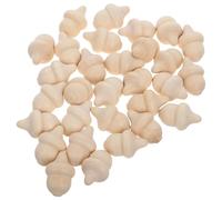 WRITWAA 25pcs Painting Acorns Wooden Acorn DIY Craft Rustic Natural Aesthetic Handpainted Uniqueness Retains Wood's Original Texture DIY Enthusiasts Craft Lovers for Small Pets Home Decor