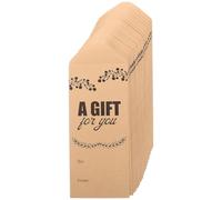 WRITWAA 25Pcs Vintage Kraft Paper Envelopes Blank Writable Rustic Stationery for Greeting Cards, Money, Invitations, Wedding, Wrapping and Small Cash Storage