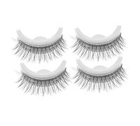 WRITWAA 2pairs Self-adhesive False Eyelashes Extension Eyelashes for Women Makeup Eye Decors