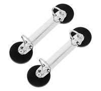 WRITWAA 2pcs 1 Inch D Ring Binder with Heavy Duty Iron Construction, Wall-Mounted Convenience for Offices and Home Study Spaces, Simple Elegant Design for Paper Organization