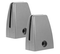 WRITWAA 2pcs Adjustable Aluminum Alloy Desk Divider Clamps Privacy Screen Clips with Firm Grip Stability Sleek Modern Design for Office Environments