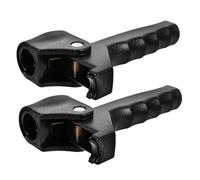 WRITWAA 2pcs Adjustable Foldable Walking Cane Second Handle for Tubes Non Slip Balance Support Grip Ergonomic Fatigue Crutch Accessory for Elderly Stability and Joint Comfort