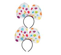 WRITWAA 2pcs Art The Clown Cosplay Hair Accessories Glitter Headband Bowknot Headband for Halloween Festival