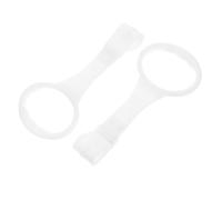 WRITWAA 2pcs Baby Pull up Rings for Crib and Playpen, Lightweight Pp Material with Detachable Design, Nursery Travel Handles for Infant and Toddler Stand up Support