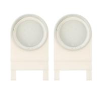 WRITWAA 2pcs Beehive Feeder Bee Drinking Feeder Plastic White for Bees Beehive Entrance Small Hole Design Easy Water Injection and Refilling without Opening Hive