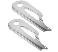 WRITWAA 2pcs Bike Chain Guard for Mountain and Road Bikes, Iron Semienclosed Chainring Protector Cover with Mud and Splash Resistance, Prevents Clothing Snagging, for Cycling and Commutes