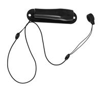 WRITWAA 2pcs Black Pen Lanyard Attachment with Elastic Design and Antiloss Function, Nylon and Silicone Material, for Teachers and Professionals to Securely Hold Pens