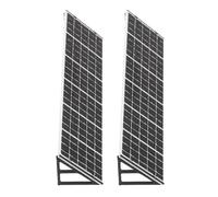 WRITWAA 2pcs Black Pla DIY Model Solar Panel Stickers for Landscape Scenes with Educational Value and Realistic Road Scene Simulation, for Diorama and Model Village Display