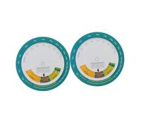 WRITWAA 2pcs Bmi Body Index Wheel with Scale Wall Mounted Height and Weight Calculator for Adults Multipurpose Fat Monitor Dial for Home Fitness and Healthcare Use