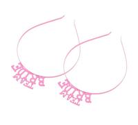 WRITWAA 2Pcs Bride Hairband Elegant Hair Decor for Women Wedding Accessories Classic Bridal Headpiece Charming and Noble Design