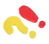 WRITWAA 2pcs Car Antenna Decoration Set Yellow Question Mark Red Exclamation Mark Roof Ornaments Weather-resistant Cute Car Antenna Toppers Suvs and Trucks Exterior Accessories