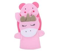 WRITWAA 2pcs Cartoon Exfoliating Shower Gloves for Kids Elephant Unicorn Bath Scrubber Mitts Skin Cleaning Bath Accessories for Gentle Cleansing and Fun Time