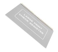 WRITWAA 2pcs Check Register Book for Personal Checkbook with 2025-2027 Calendar, White Paper Ledger for Enhanced Writing Experience and Convenient Record Keeping