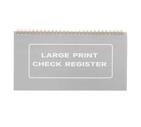 WRITWAA 2pcs Checkbook Register Book with 2025-2027 Calendar, Paper Ledger for Personal Bank Account Tracking and Convenient Record Keeping, Enhanced Writing Experience