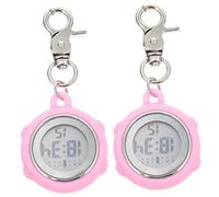 WRITWAA 2pcs Clip for Nurse Watch Digital Display Fob Watch Essential for Nursing School Students