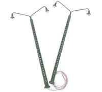 WRITWAA 2pcs Compact Decorative Prop for Train Lovers and Mini House Scenes Easy Installation and Portable