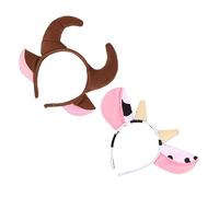 WRITWAA 2pcs Cute Festive Headband Boys and Girls Girl Hair Hoop Christmas Halloween Design Hair Band for Boy