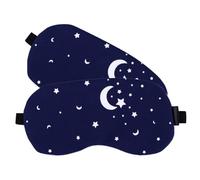 WRITWAA 2pcs Cute Sleep Mask for Teens Youth Lightproof Padded Eye Mask for Travel