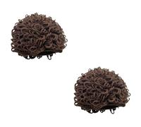 WRITWAA 2pcs Cute Wig Hat for Boy Girl Cozy Knitted Woolen Yarn Beanie for Boys and Girls for Warmth and Recommended for Ages