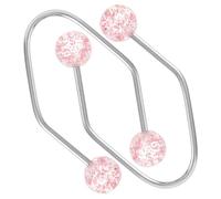 WRITWAA 2pcs Dimple Maker for Cheeks Stainless Steel Facial Trainer Portable and Use Dimples Exerciser Achieve Sweet Anywhere for Home and Travel