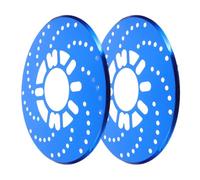 WRITWAA 2pcs Disc Brake Cover for Car Modification, Aluminium Alloy Blue | Easy Install, Lightweight Build, Heat Dissipation, Safety and Reliability, Suits Most Cars