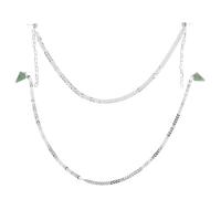 WRITWAA 2pcs Face Chain: Adjustable Face Chain Jewelry Set for Women Girls - Elegant Facial Tassel Earrings with Fringe for Parties Festivals and Daily Wear