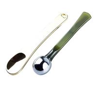 WRITWAA 2pcs Face Cream Spatula Tiny Makeup Spatula Tool Plastic Metal Cosmetic Applicators Safe Reliable Does Not Scratch Skin for Facial Skincare