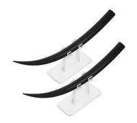 WRITWAA 2pcs False Lashes Demonstration Tool Natural Look Eyelash Training Model for Salon Displays Eyelash Extension Practice Wide Curvature Range for Enhanced Learning