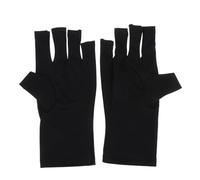 WRITWAA 2pcs Fingerless Glove Protector UV Shield Gloves Comfortable Wear Wear-resistant Polyester Refreshing Breathable Design for Climbing and Cycling