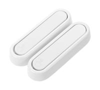 WRITWAA 2pcs Foldable Metal Coat Hooks, Space-Saving White Wall-Mounted Folding Clothes Hooks for Entryway, Bathroom, Kitchen Hanging Backpacks, Hats, Towels