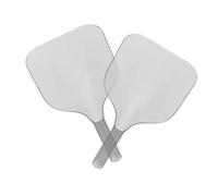 WRITWAA 2pcs Hair Spray Face Cover Hairdressing Shield Made of Pet Material Fits Face Contours Comfortable to Hold for Salon and Home Hair Care Routines