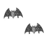 WRITWAA 2pcs Halloween Bat Wings Hairpin Duckbill Clip Gothic Party Supply Hair Decor for Women Cosplay Photo Shoot Accessory