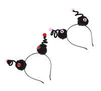 WRITWAA 2pcs Halloween Eyeball Headband Set Lightweight Spooky Hair Accessories for Party Carnival Cosplay Elastic Non-slip Monster Costume Headdress for Adults
