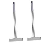 WRITWAA 2Pcs Handheld Stainless Steel Sign Holder Rod with Threaded Slot Portable Multi-function Replacement Signboard Rod for Sports Events Parades Airport Transfers and Outdoor Displays