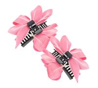 WRITWAA 2PCS Hawaiian Floral Hair Clips for Women Non Slip Flower Claw Accessories Elegant Hawaiian Hairpins for Beach Vacations and Parties for Thick Thin Hair