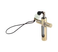 WRITWAA 2pcs Hourglass Urn Pendant for Ashes with Cross Design, Vintage Metal and Glass Sand Timer Cremation Memorial Jewelry, Dual Purpose Keepsake for Daily Wear and Remembrance