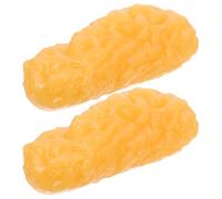 WRITWAA 2pcs Human Body Fat Anatomical Model Science Demonstration Prop with Realistic Simulation and Lifelike Texture, Made of Tpe Material, Suitable for Nutritionist Fat Display