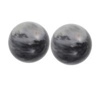 WRITWAA 2pcs Jade Fitness Handball for Hand Therapy Exercise Pilates Soft Ball Portable Mental Focus Meditation and Deep Tissue Massage