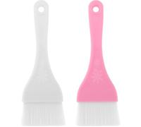 WRITWAA 2pcs Large Body and Face Mask Brushes for Even Mask Application Soft Nylon Bristles Plastic Handle Versatile Use for Body Lotion Facial and Travel Makeup