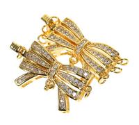 WRITWAA 2Pcs Layering Necklace Clasp with Bracelet Connecting Buckle Alloy Multi-strand Separator for Pendant and Jewelry Making