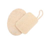 WRITWAA 2pcs Loofah Dish Sponge Dishwashing Sponges Dual-Sided Scrub Kitchen Scourers Natural Loofah Cleaning Tool
